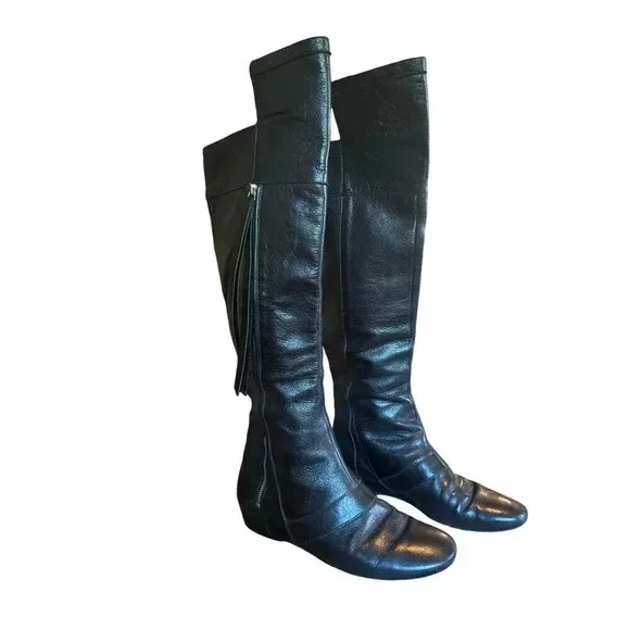 10 Crosby Derek Lam Loden Over-the-Knee Boot, Black 8.5 city chic